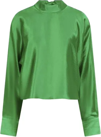 Dante6 Dames, Blouses & Shirts, Groen, Maat: XL Satijn