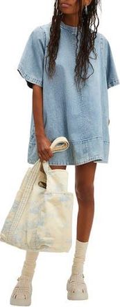 Free People Harlow Denim Minidress in Vintage at Nordstrom Rack, Size X-Large