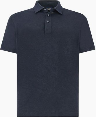 Paul & Shark Mens Paul & Shark Interlock Polo Shirt 013 Navy - Black - Size: 42