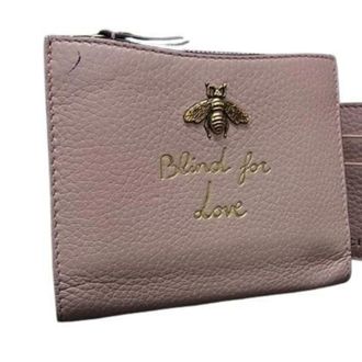 Gucci Light Pink Leather Wallet (Bi-Fold) (Pre-Owned)