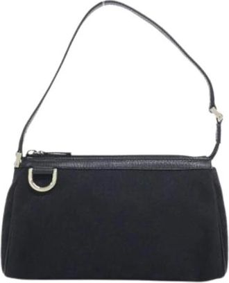 Gucci Pre-owned Shoulder Bags, female, Black, Size: ONE SIZE Pre-owned Vintage Shoulder Bag