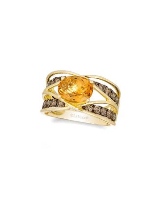 Le Vian 14K Honey Gold 2.79 Ct. Tw. Diamond & Citrine Ring