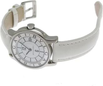 Bulgari Pre-owned Watches, female, White, Size: ONE SIZE Pre-owned Vintage Watch