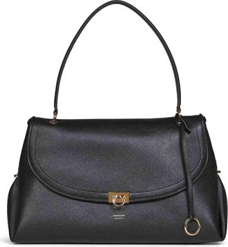 Ferragamo Sofia Shoulder Bag - Black