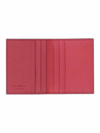 Ferragamo Mens Wallets Black Calf Leather