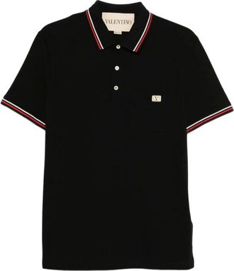 Valentino Polo Shirts, male, Black, Size: 2XL Polo Shirt