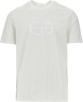 Emporio Armani Logo print lyocell-blend T-shirt Man XXL