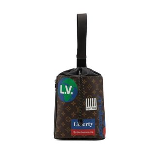 Louis Vuitton Monogram Black Brown Multi-Color Pvc Leather Shoulder Bag Sling Bag (Pre-Owned)
