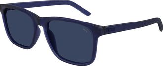 Puma PU0494S 005 Mens Sunglasses Blue Size 57