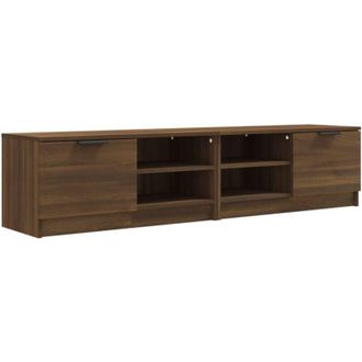 vidaXL Vidaxl - Mobili tv 2 pz Rovere Marrone 80x35x36,5cm in Legno Multistrato