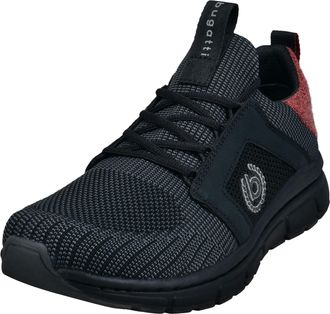 Bugatti Sneaker, Schnürschuh, Halbschuh, Freizeitschuh, Kontrastbesatz an der Ferse