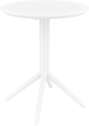 Clp Mesa Plegable Sky Blanco Redonda