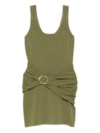 SIMKHAI Gedrapeerde jurk - Groen