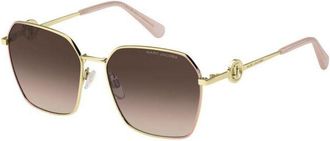 Marc Jacobs MARC 729/S EYR/HA Womens Sunglasses Gold Size 58