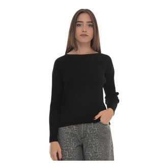 Pennyblack Durata Pullover - Dames - Ronde hals truien - Zwart - S - Polyester - Truien & Vesten