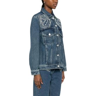 Farm Rio Farm Rio, Jassen, Dames, Blauw, S, Denim, Denim Jacket