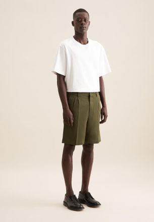 Seidensticker Shorts SEIDENSTICKER Schwarze Rose, Herren, Gr. 46, Normalgr&ouml;ssen, gr&uuml;n (olive), 97% Baumwolle, 3% Elasthan, unifarben, Hosen Shorts