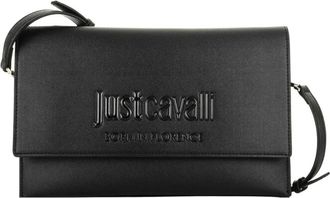 Just Cavalli Zwarte Clutches met Stijl 74Rb 4B28Zs - Dames - Schoudertassen - Zwart - ONE Size - Tassen