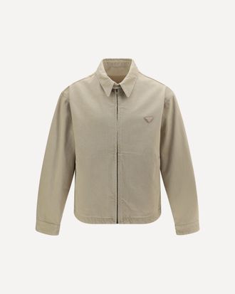 Prada Denim Blouson Jacket Male 48