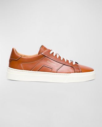 スニーカー SANTONI Men Sneakers Brown MBBC22070BARTOIL S50 Santoni DBS27 Sneaker (Men) | Nordstrom