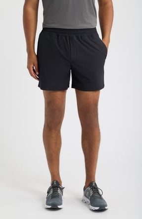 Zella Circuit Lined Training Shorts in Black at Nordstrom, Size Xx-Large