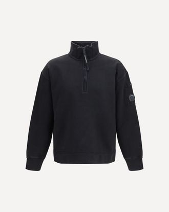 C.P. Company C. P. COMPANY Brushed and sueded diagonal-weave cotton fleece Sweatshirt Male XL