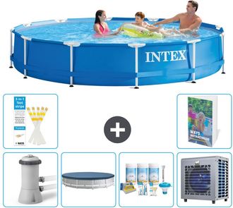 Intex Piscina Con Estructura Redonda - 366x76 Cm - 7-piezas S264