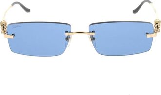 Cartier Zonnebril - unisex - Accessoires - Geel - Maat: ONE Size