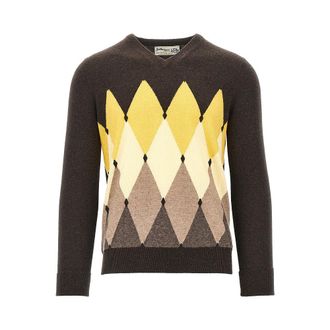 Ballantyne Lozenge cashmere sweater Man 46