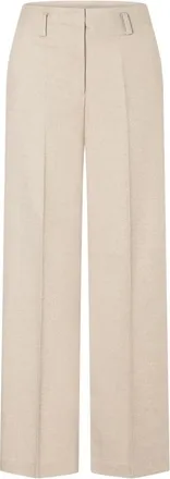 More & More More & More, Broeken, Dames, Beige, 3Xl, Wijde broek