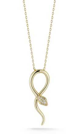 Glaze Jewelry Sterling Silver Snake Necklace