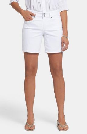 NYDJ Frankie Denim Shorts in Optic White at Nordstrom, Size 12