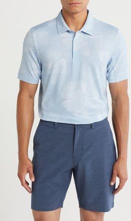 Travis Mathew Flower Featherweight Polo in Heather Dusty Blue at Nordstrom Rack, Size Xx-Large