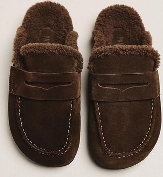 Paige Wynn Shearling Slip-On Loafers