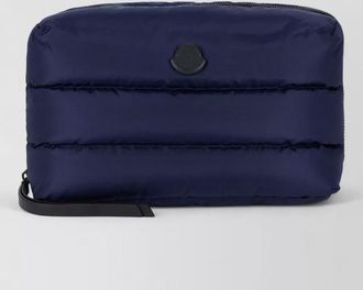 Moncler quilted padded clutch bag