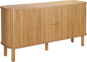 Oviala Credenza rettangolare scandinava a 2 ante L140 cm in legno chiaro