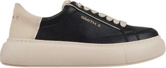 Alexander Smith Pearl Donna in het zwart met beige hak en zool - Dames - Sneakers - Zwart - 35 EU - Schoenen