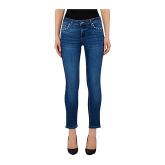 Liu Jo Cropped Jeans, female, Blue, Size: W32 Slim-fit Jeans