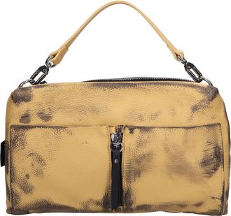 Rebelle Leren Handtas - Dames - Handtassen - Oranje - ONE Size - Leer - Tassen