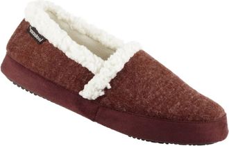 Isotoner WomengÄôs Microsuede Marisol Closed Back Slipper In Chili