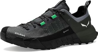 Salewa Wildfire Nxt Gtx Mens Hiking Boots Onyx/Irish Green : 11.5 M, Synthetic