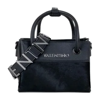 Valentino unisex, Tassen, Zwart, Maat: S Leer