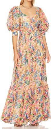 byTiMo Georgette Gown In Light Blossom