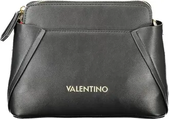 Valentino Tassen, Dames, Zwart, ONE Size, Polyethyleen Handtas met Verstelbare Riem