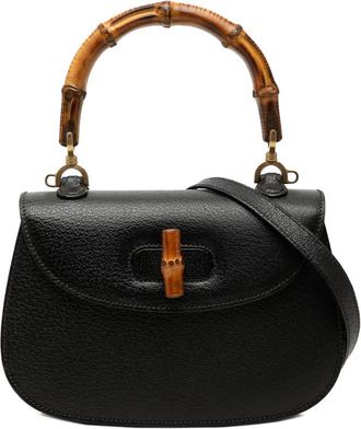 Gucci Pre-owned Gucci Small Grained Calfskin Bamboo Night Ladies 9BLIKTQ38C98T4GH