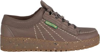 Mephisto Rainbow Veterschoen - Taupe - Heren - Sneakers - Grijs - 39 EU - Schoenen