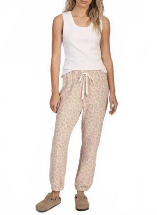 Dylan Soft Lounge Cloud Jogger In Cheetah