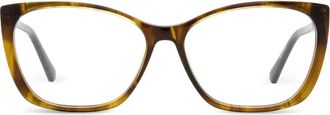 Swarovski SK5383 glasses - women - Acetate/Metal - One Size - Brown