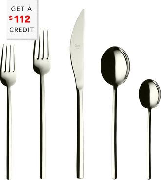 Mepra 20Pc Flatware Set With $112 Credit
