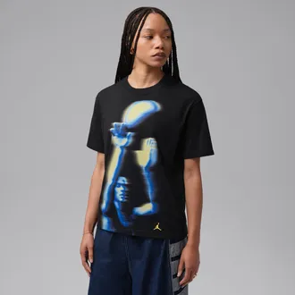 Nike Jordan Womens Jordan Sport Dri-FIT Graphic T-Shirt in Black | IM8593-010